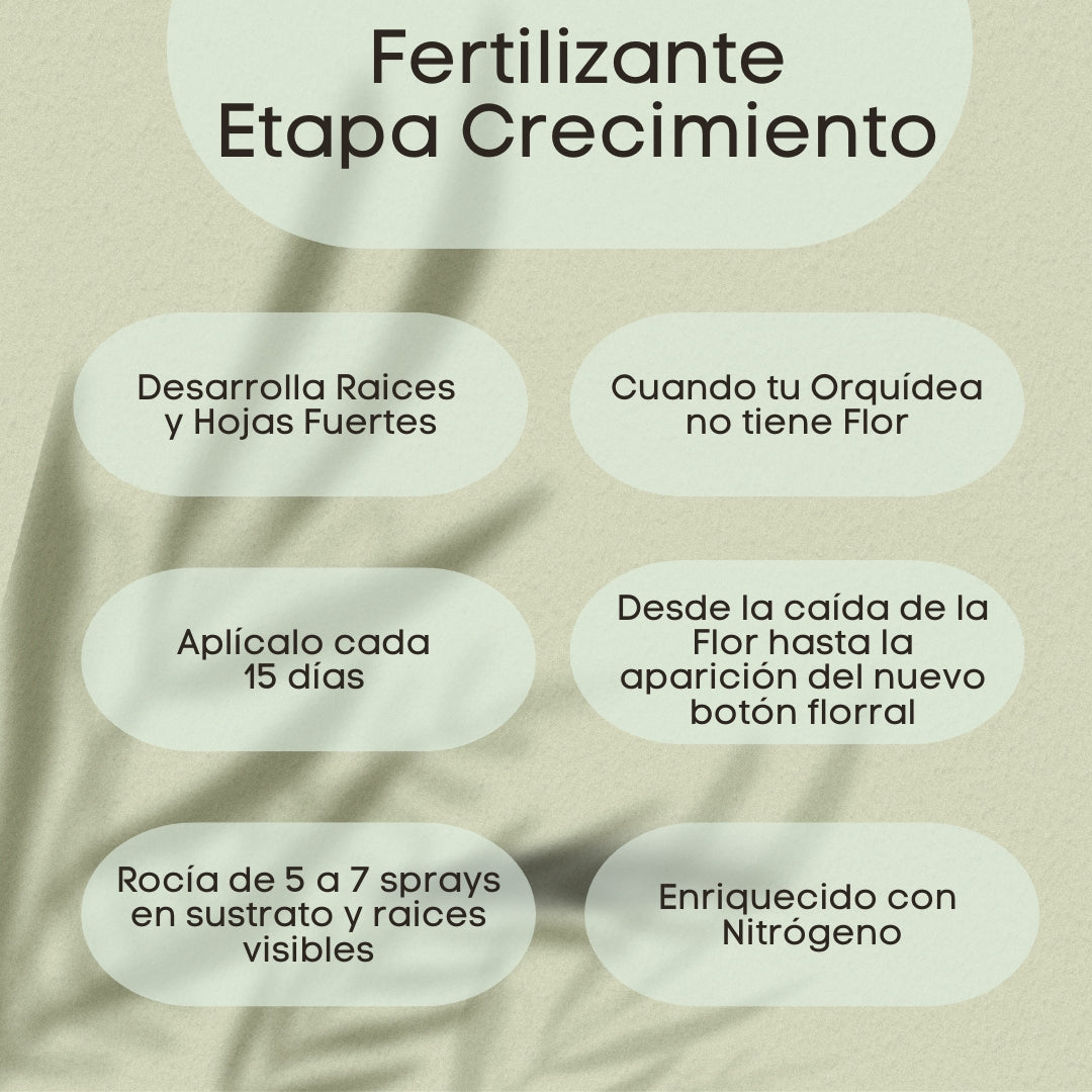 Fertilizante Etapa 1: Crecimiento