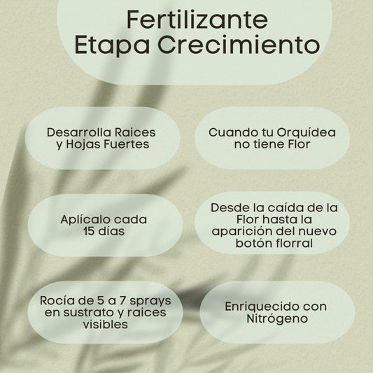 Fertilizante Etapa 1: Crecimiento